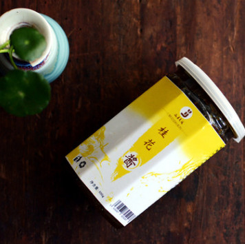 云南特产向美青阳食用桂花酱鲜花酱400克/瓶馅料糕点烘焙原料