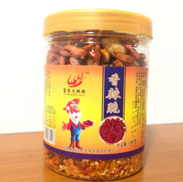 五香辣椒面香辣脆150g香辣脆干吃辣椒零食小吃开罐即食下饭