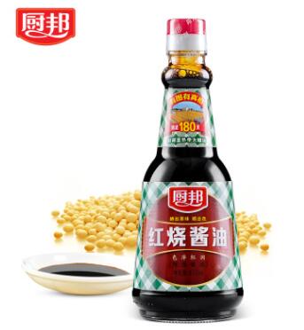 厨邦红烧酱油410ml*瓶 用于炒菜 烧菜 红烧肉炖煮