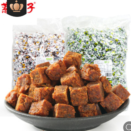 厂家直销 500g散装牛肉粒 五香麻辣味 KTV学生休闲零食牛肉粒