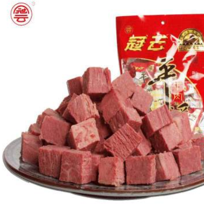 山西特产批发 冠云平遥牛肉258g原味牛肉休闲零食冷吃即食牛肉粒