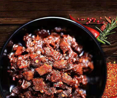 于掌柜香辣牛肉酱每瓶240g每箱24瓶装拌面酱夹馍酱下饭酱手工制作