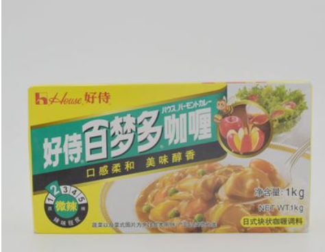 厂家直销好侍百梦多咖喱微辣 好侍日式咖喱块商用 支持一件代发