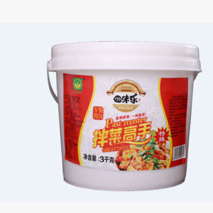 调味酱拌菜高手特辣调味品蘸酱拌饭餐厅专用3KG桶装回味乐批发