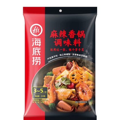 海底捞 麻辣香锅调料220g 捞派 干锅料 香辣虾 干锅包菜火锅底料