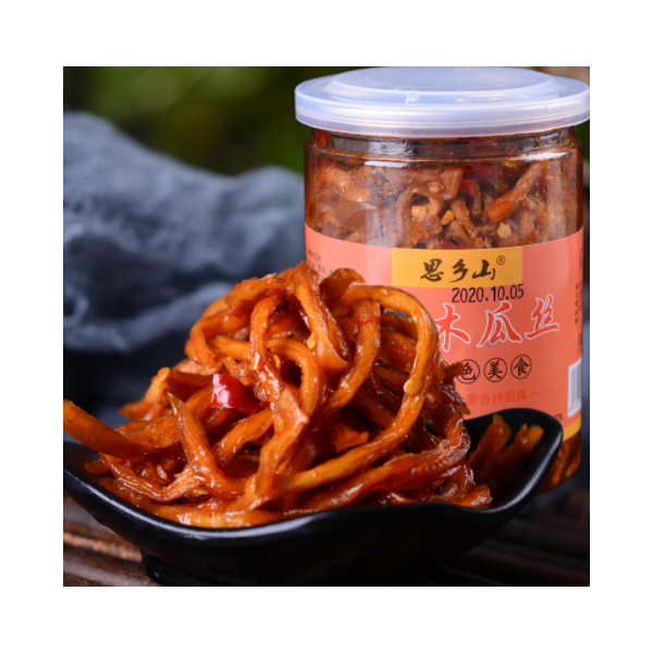 思乡山木瓜丝280g*1瓶装香辣脆爽下饭菜农家咸腌菜木瓜丝