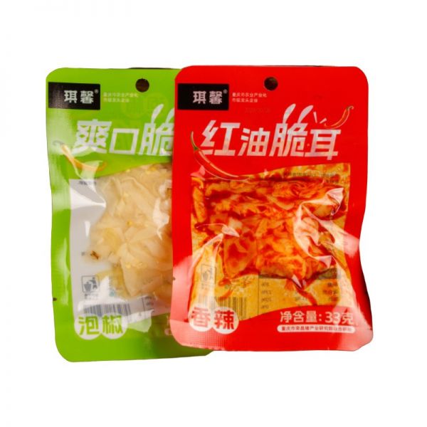 休闲零食香辣红油脆耳泡椒爽口脆耳麻辣网红零食软骨小吃脆骨零食