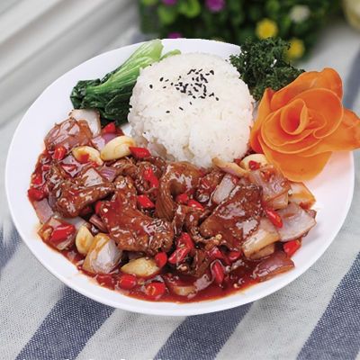 新美香预制菜孜然牛肉200g商用快餐外卖店速食半成品盖浇饭料理包