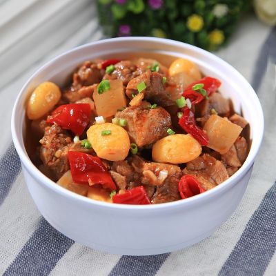 新美香外卖速食包啤酒鸭200g加热即食冷冻料理包大量批发盖浇饭