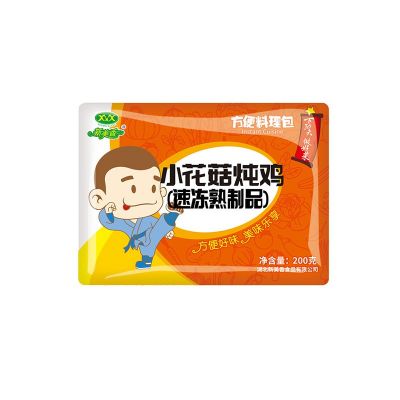 新美香预制菜商用小花菇炖鸡速食冷冻盖浇饭快餐外卖料理包批发